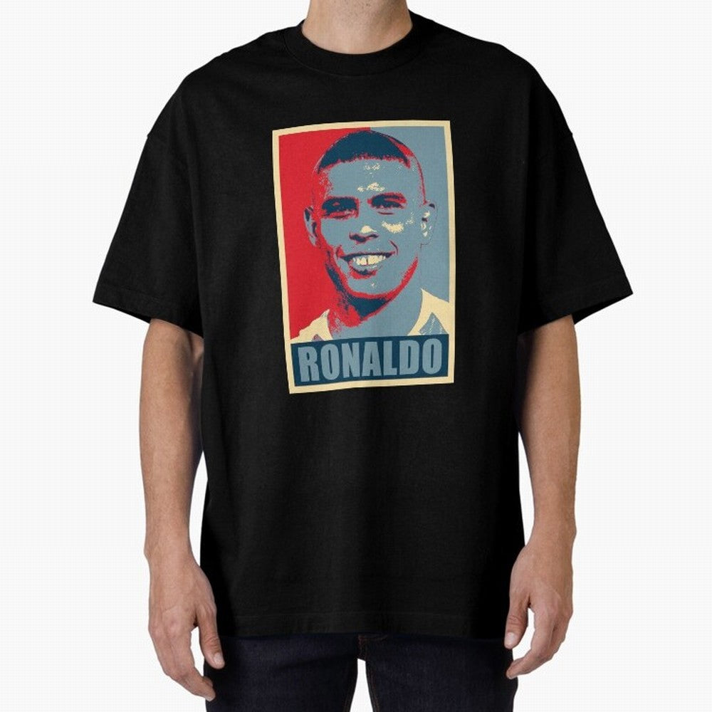Ronaldo De Lima Hope Oversized T-Shirt Bring a Vintage Feel to Match Day Hype around FIFA World Cup 2026 USA Canada Mexico, Cristiano Ronaldo, Haaland and CR7, Spain and Netherlands, Classic Soccer Heritage, Championship Pressure, Fan Loyalty and