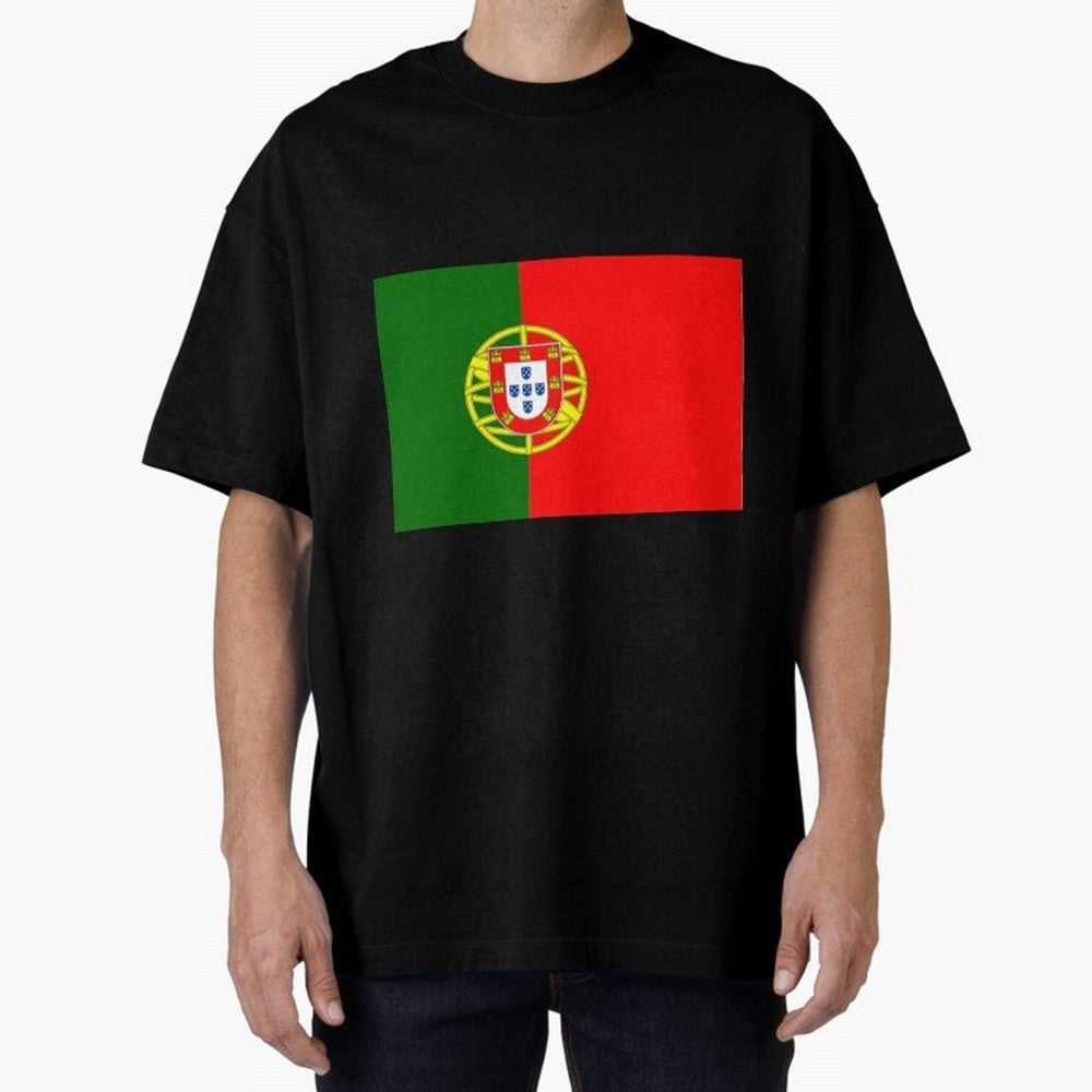 Viva Portugal Oversized T-Shirt Celebrate Unforgettable Nights in Match Day Hype around FIFA World Cup 2026, Mbappe, Argentina, Global Supporter Spirit, Legendary Goals, National Colors and Tournament Celebration; Made for Die Hard Supporters,