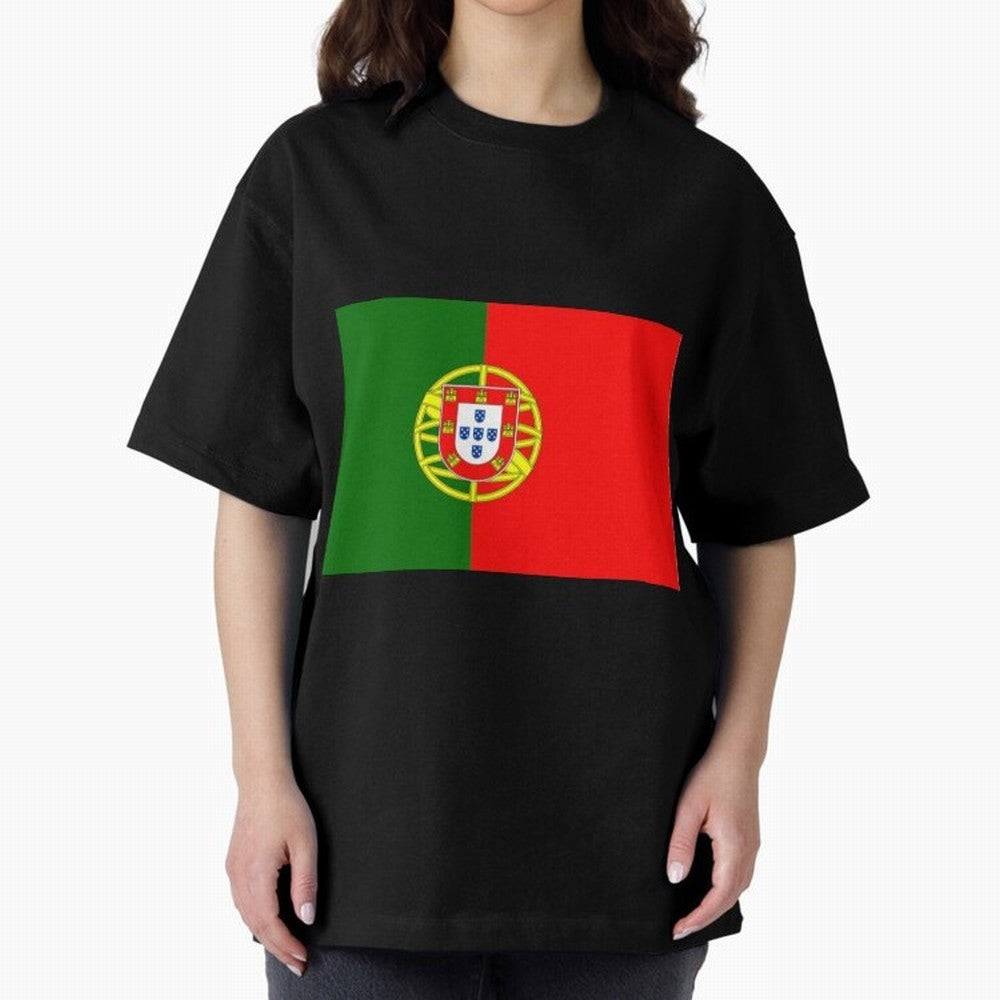 Viva Portugal Oversized T-Shirt Celebrate Unforgettable Nights in Match Day Hype around FIFA World Cup 2026, Mbappe, Argentina, Global Supporter Spirit, Legendary Goals, National Colors and Tournament Celebration; Made for Die Hard Supporters,