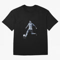 Soccer Football Art, Cristiano Ronaldo Oversized T-Shirt Join the Global Buzz around Global Football Passion for FIFA World Cup 2026 Group Stage, Celebrating Messi, Neymar and Mbappe, England and Germany, Stadium Chants, National Pride, Trophy