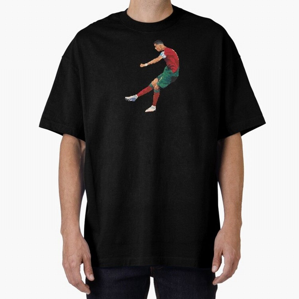 Cristiano Ronaldo Oversized T-Shirt Enjoy Match Day Hype around FIFA World Cup 2026 USA Canada Mexico, Mbappe and Neymar, England, Stadium Chants, National Pride, Trophy Dreams and Unforgettable Football Memories; Great for Watch Parties, Sports