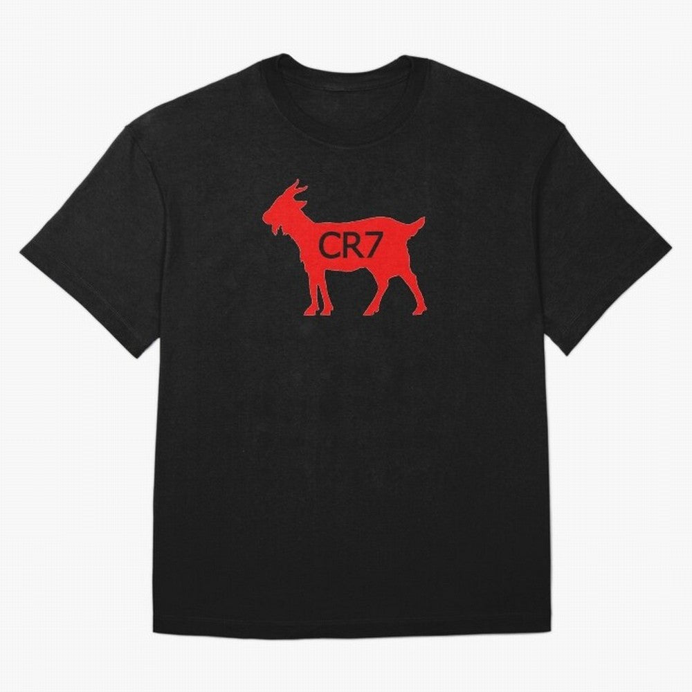CR7 GOAT Red Oversized T-Shirt Step into FIFA World Cup 2026 Group Stage Spirit, Filled with Argentina, Haaland and Mbappe, Worldwide Fan Energy, Dramatic Goals, Stadium Lights and Championship Celebrations; Great for Watch Parties, Sports Bars,