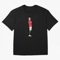 Ronaldo Pose Oversized T-Shirt Bring Champion Energy into FIFA World Cup 2026 USA Canada Mexico for Fans of Cristiano Ronaldo and Argentina, Bringing Championship Spirit, Famous Goals, Roaring Crowds and International Football Unity; Ideal for Fans