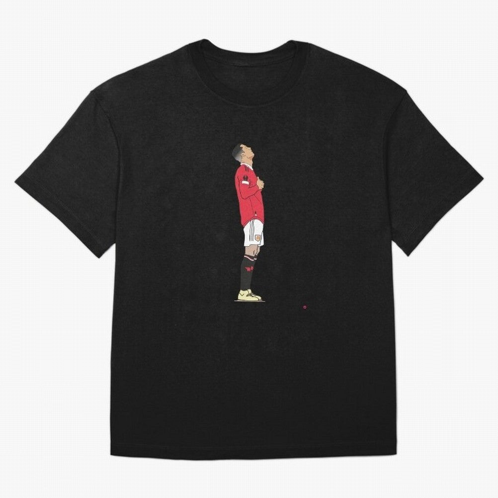 Ronaldo Pose Oversized T-Shirt Bring Champion Energy into FIFA World Cup 2026 USA Canada Mexico for Fans of Cristiano Ronaldo and Argentina, Bringing Championship Spirit, Famous Goals, Roaring Crowds and International Football Unity; Ideal for Fans