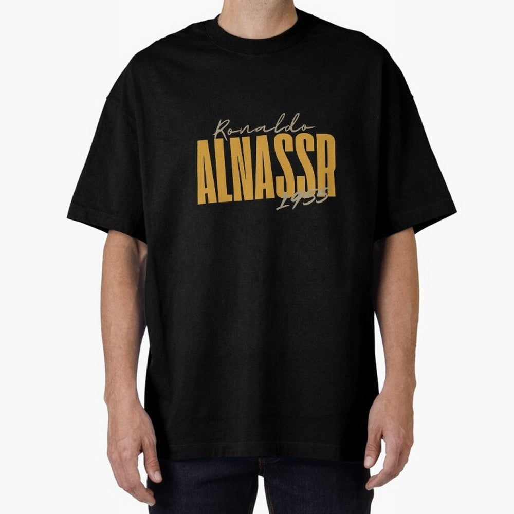 ronaldo alnasser Oversized T-Shirt Fuel the FIFA World Cup 2026 USA Canada Mexico Journey through Haaland and Mbappe Highlights, England and Germany Pride, Fan Favorite Moments, National Team Passion, Big Match Drama and Soccer History; Ideal for