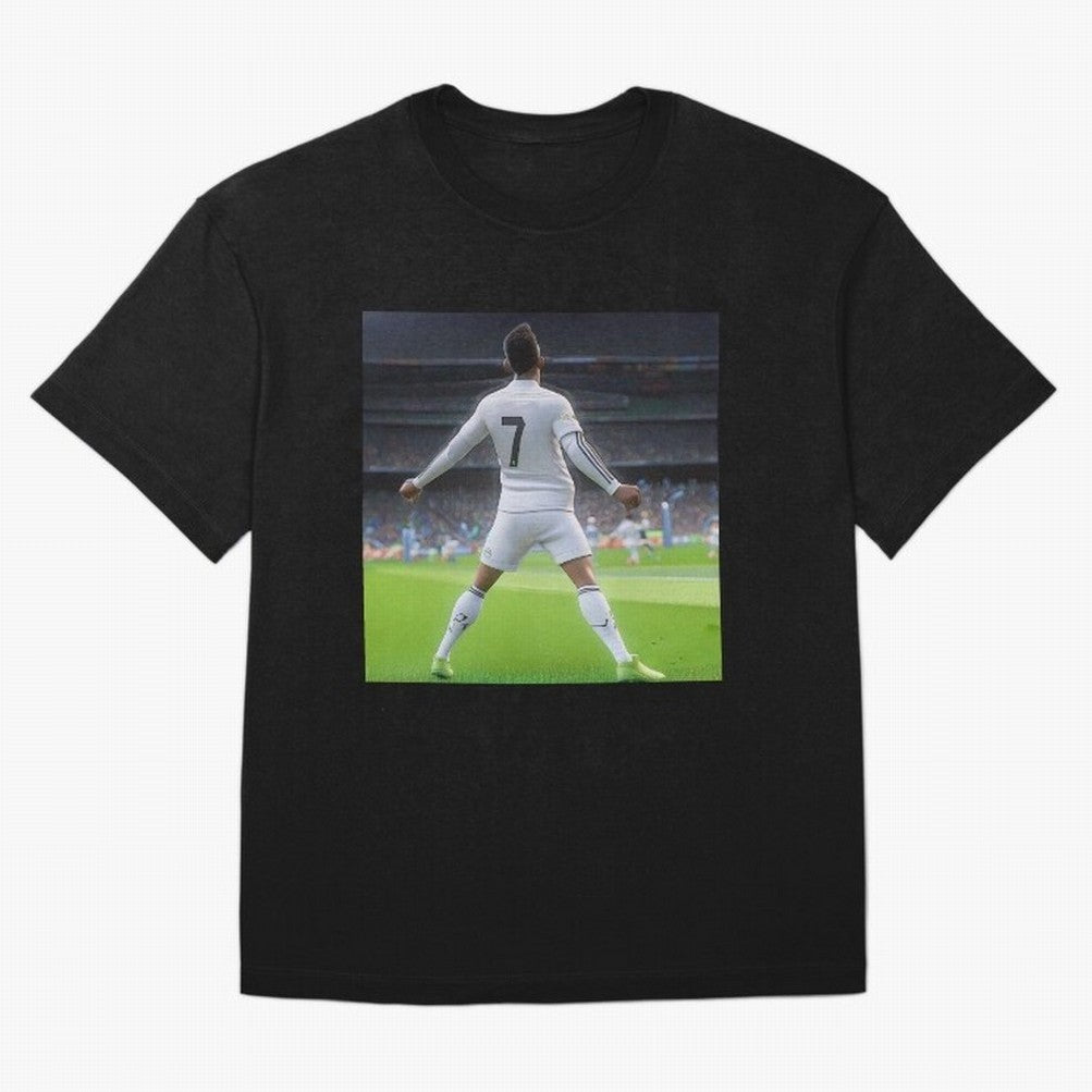 Ronaldo caricature Oversized T-Shirt Relive FIFA World Cup 2026 USA Canada Mexico Spirit, Celebrating England, France and Netherlands, Neymar, Vintage Soccer Flavor, Modern Football Stars, National Flags and Final Night Emotion; Created for Match