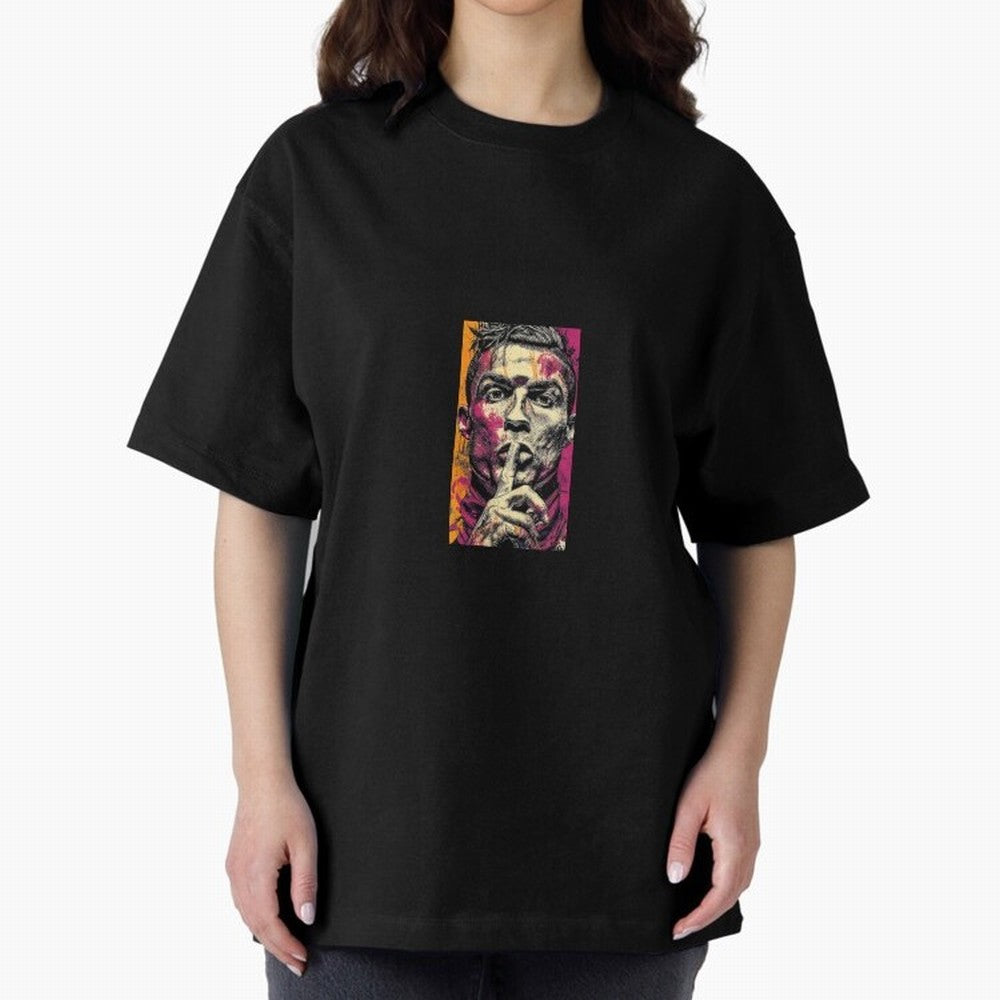 ronaldo Oversized T-Shirt Bring Global Tournament Vibes to Global Football Passion for FIFA World Cup 2026 Group Stage, Celebrating Messi and Cristiano Ronaldo, Portugal, Football Festival Excitement, Trophy Ambitions, Country Rivalries and Star