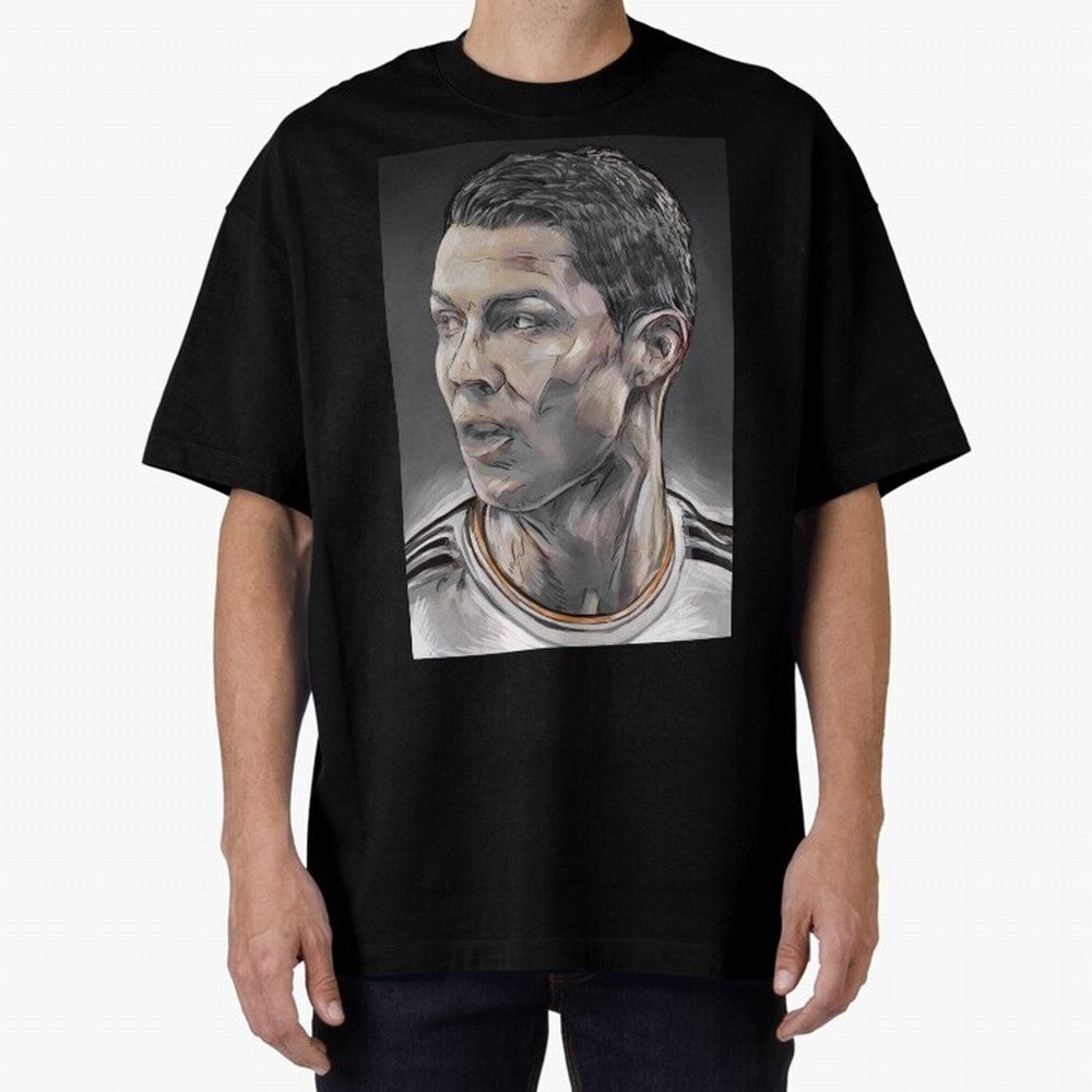 Cristiano Ronaldo Oversized T-Shirt Make Game Day About FIFA World Cup 2026 Group Stage with CR7, Argentina Energy, Game Day Rituals, Football Legends, Country Pride and the Road to the Final; Great for Watch Parties, Sports Bars, Family Nights,