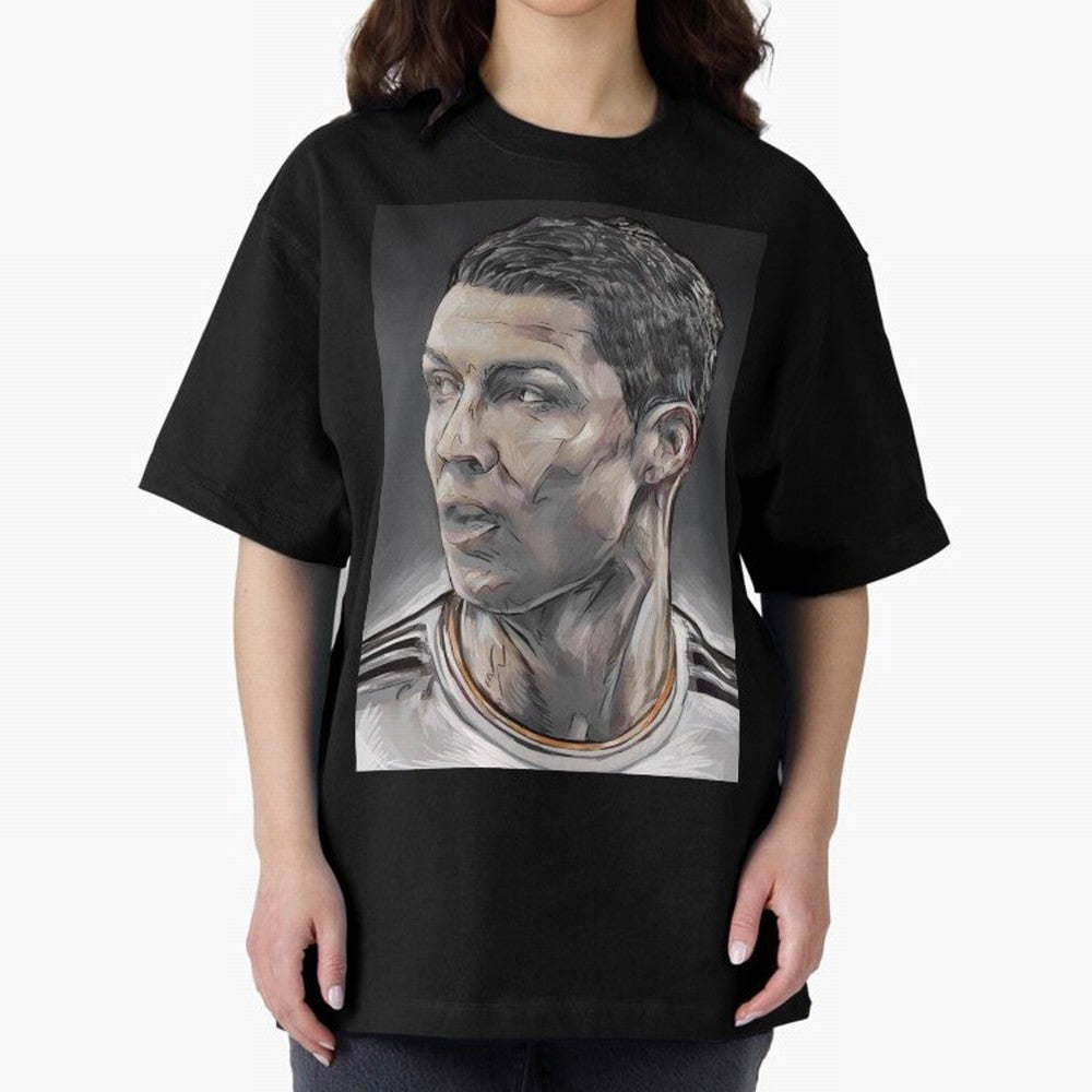 Cristiano Ronaldo Oversized T-Shirt Make Game Day About FIFA World Cup 2026 Group Stage with CR7, Argentina Energy, Game Day Rituals, Football Legends, Country Pride and the Road to the Final; Great for Watch Parties, Sports Bars, Family Nights,