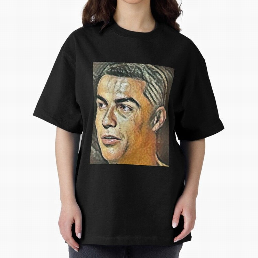 Cristiano Ronaldo Oversized T-Shirt Make Every Match About FIFA World Cup 2026 USA Canada Mexico Spirit, Highlighting France and Portugal, Neymar, Goal Celebration Energy, Supporter Heritage, Football Icons and Worldwide Tournament Joy; Perfect for