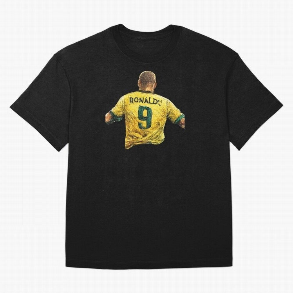 Brazilian Football Legend No.9 Vintage Streetwear Design Oversized T-Shirt Celebrate Soccer Greatness during FIFA World Cup 2026 Group Stage Built around Neymar, Argentina and Brazil Energy, Fan Favorite Moments, National Team Passion, Big Match