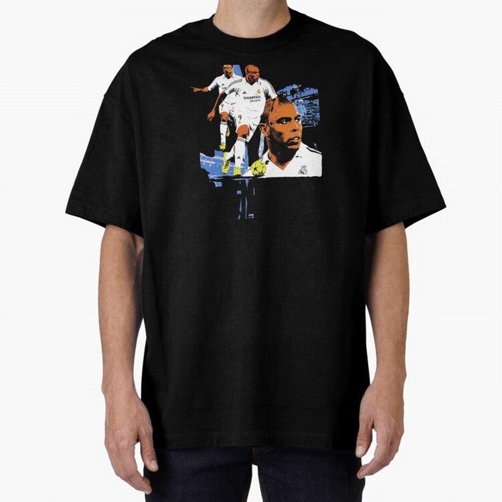 RonaldoO Fen?meno Vintage Football Bootleg Oversized T-Shirt Share the Excitement of FIFA World Cup 2026 for Fans of Messi, CR7 and Mbappe and Argentina, Bringing Supporter Pride, Iconic Celebrations, Legendary Names and Global Match Day Energy;
