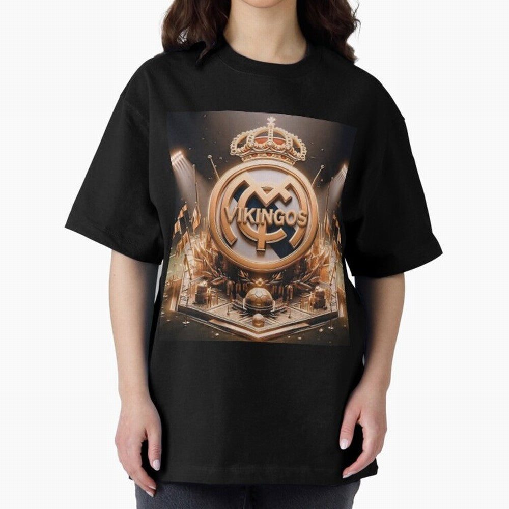 Vikings Oversized T-Shirt Feel International Energy from Global Football Passion for FIFA World Cup 2026, Highlighting Messi, Neymar and Mbappe, Brazil, Portugal and Argentina, Football Festival Excitement, Trophy Ambitions, Country Rivalries and