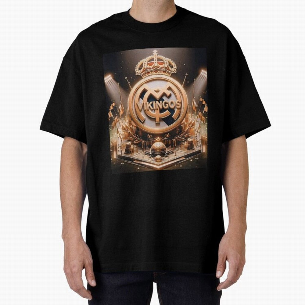 Vikings Oversized T-Shirt Feel International Energy from Global Football Passion for FIFA World Cup 2026, Highlighting Messi, Neymar and Mbappe, Brazil, Portugal and Argentina, Football Festival Excitement, Trophy Ambitions, Country Rivalries and