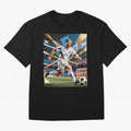 Madridistas Oversized T-Shirt Celebrate Fan Culture around Global Football Passion for FIFA World Cup 2026, Centered on Messi, Argentina and Brazil, Global Supporter Spirit, Legendary Goals, National Colors and Tournament Celebration; Great for