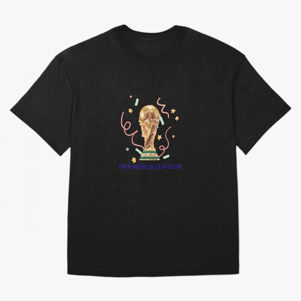 FIFA World Cup 2026 Oversized T-Shirt Celebrate Every Goal in Match Day Hype around FIFA World Cup 2026 USA Canada Mexico, Messi, Neymar and Mbappe, Spain and Netherlands, Supporter Pride, Iconic Celebrations, Legendary Names and Global Match Day
