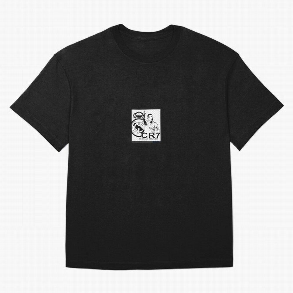 Ronaldo sticker Oversized T-Shirt Celebrate Unforgettable Nights in FIFA World Cup 2026 USA Canada Mexico for Fans of Neymar and France and Portugal, Bringing Sports Nostalgia, International Competition, Famous Players and Unforgettable Victories;