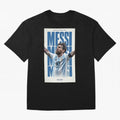 Messi Champion Graphic Oversized T-Shirt Bring International Match Energy to the FIFA World Cup 2026 Group Stage Journey through Neymar Highlights, Spain and Netherlands Pride, Worldwide Fan Energy, Dramatic Goals, Stadium Lights and Championship