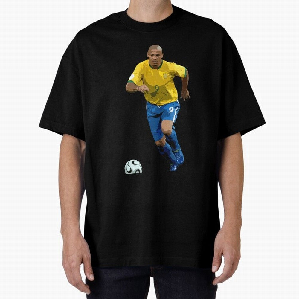 Ronaldo Nazario Oversized T-Shirt Bring Global Tournament Vibes to Match Day Hype around FIFA World Cup 2026 USA Canada Mexico, Messi, CR7 and Mbappe, Argentina, Football Festival Excitement, Trophy Ambitions, Country Rivalries and Star Player