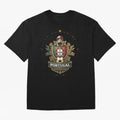 Portugal 2026 Football Crest ¨C Portuguese Soccer Supporters Pride Design Oversized T-Shirt Support FIFA World Cup 2026 USA Canada Mexico Filled with Cristiano Ronaldo, Haaland and CR7, Spain and Netherlands Energy, Soccer Culture, Superstar