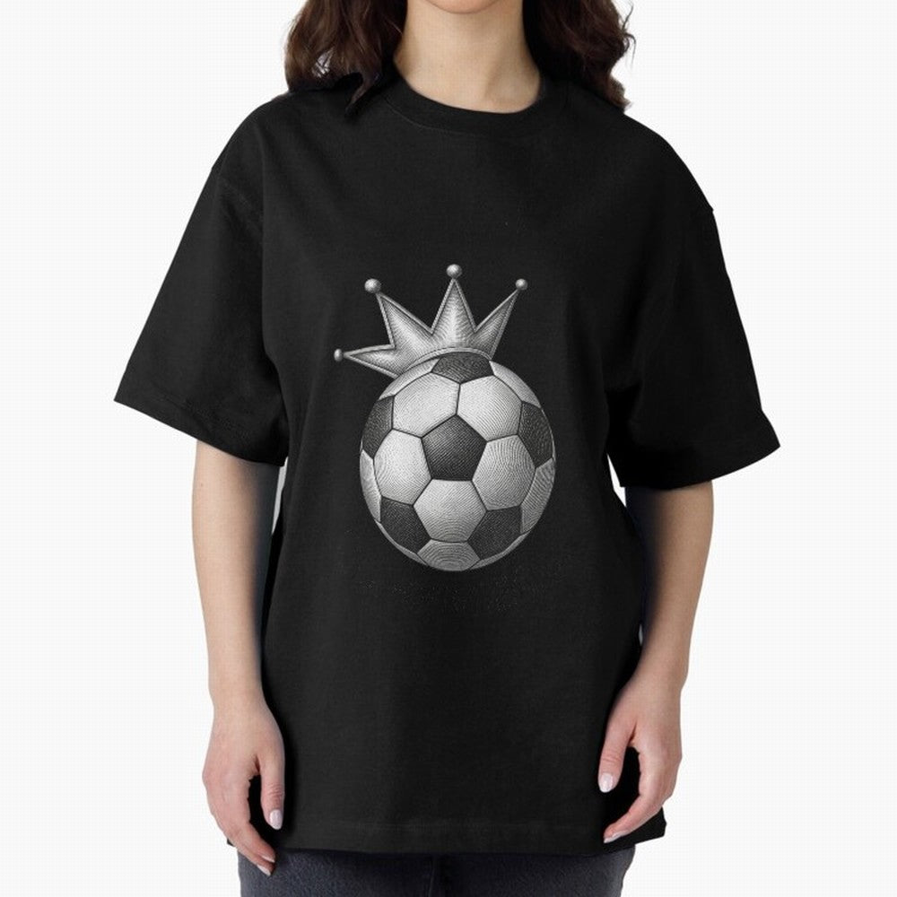 Chasing Glory Oversized T-Shirt Experience the Global Stage of FIFA World Cup 2026 Group Stage for Fans of Messi and Cristiano Ronaldo and Brazil, Bringing Stadium Chants, National Pride, Trophy Dreams and Unforgettable Football Memories; Perfect