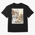 Madrid Oversized T-Shirt Honor FIFA World Cup 2026 for Fans of Haaland and Portugal, Spain and Germany, Bringing Tournament Hype, Historic Matchups, Family Viewing Parties and Global Sports Pride; Great for Watch Parties, Sports Bars, Family