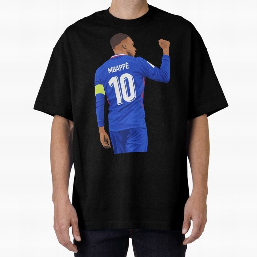 Kylian Mbappe France Oversized T-Shirt Celebrate Classic Football Spirit in FIFA World Cup 2026 Group Stage for Fans of Haaland and Mbappe and Argentina, Bringing Football History, Final Match Energy, Crowd Noise and Once in a Lifetime Moments;
