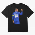 Kylian Mbappe France Oversized T-Shirt Celebrate Classic Football Spirit in FIFA World Cup 2026 Group Stage for Fans of Haaland and Mbappe and Argentina, Bringing Football History, Final Match Energy, Crowd Noise and Once in a Lifetime Moments;