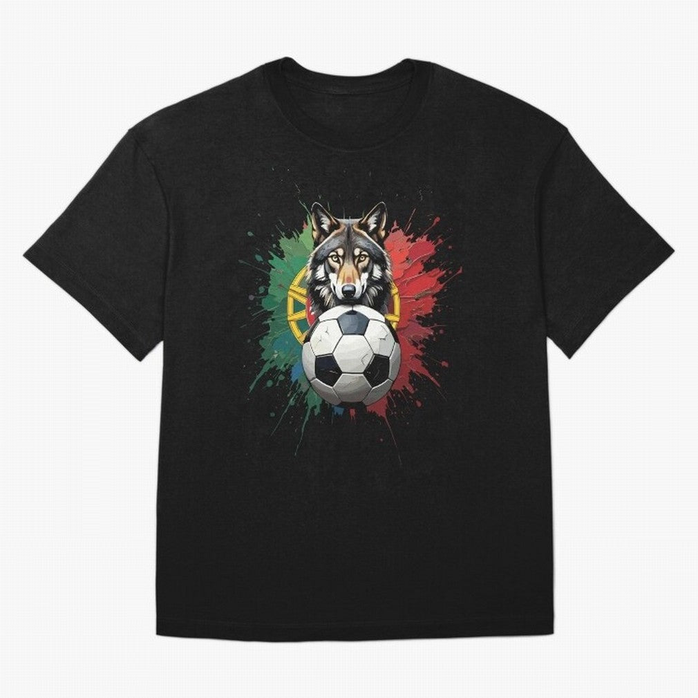 Portugal 2026 Soccer dog - World Cup Football Oversized T-Shirt Celebrate Every Goal in FIFA World Cup 2026 Group Stage Spirit, Driven by France, Cristiano Ronaldo, Haaland and CR7, Soccer Culture, Superstar Moments, National Team Dreams and