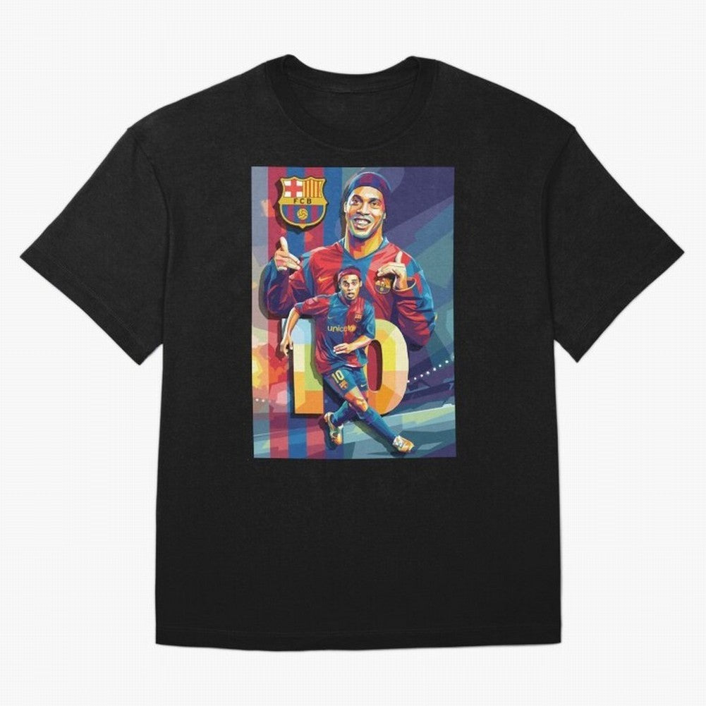 Ronaldinho Oversized T-Shirt Turn Up for the FIFA World Cup 2026 Journey through Neymar Highlights, Argentina, France and Brazil Pride, Fan Favorite Moments, National Team Passion, Big Match Drama and Soccer History; Perfect for People Who Love