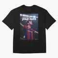 Lionel Messi - They can't copy & paste your aura Oversized T-Shirt Build FIFA World Cup 2026 Highlighting Haaland, France Energy, Sports Nostalgia, International Competition, Famous Players and Unforgettable Victories; Ideal for Passionate Fans Who
