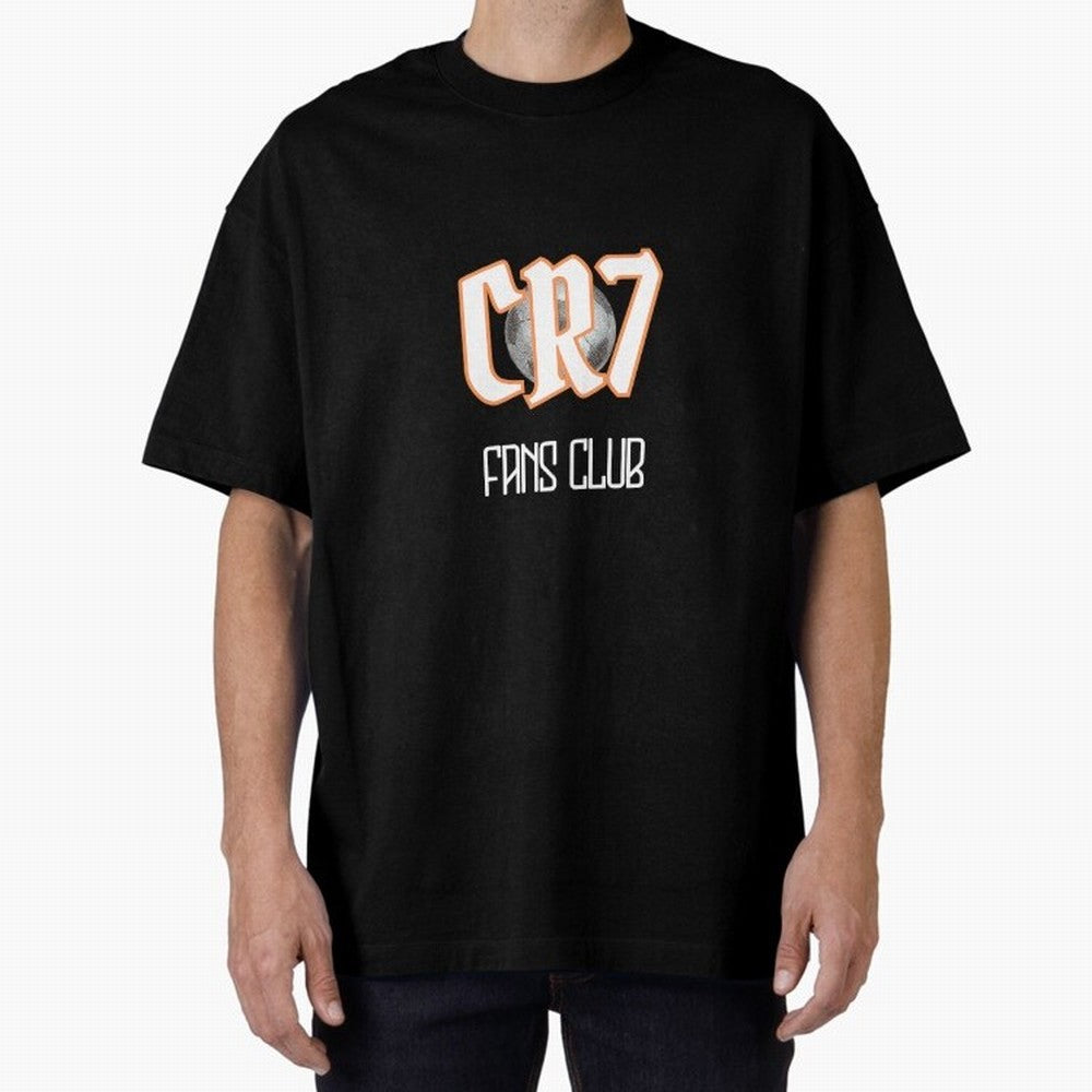 CR7 Oversized T-Shirt Cheer for Global Football Passion for FIFA World Cup 2026, Highlighting Messi, Neymar and Mbappe, England and Germany, Championship Spirit, Famous Goals, Roaring Crowds and International Football Unity; Made for Collectors Who