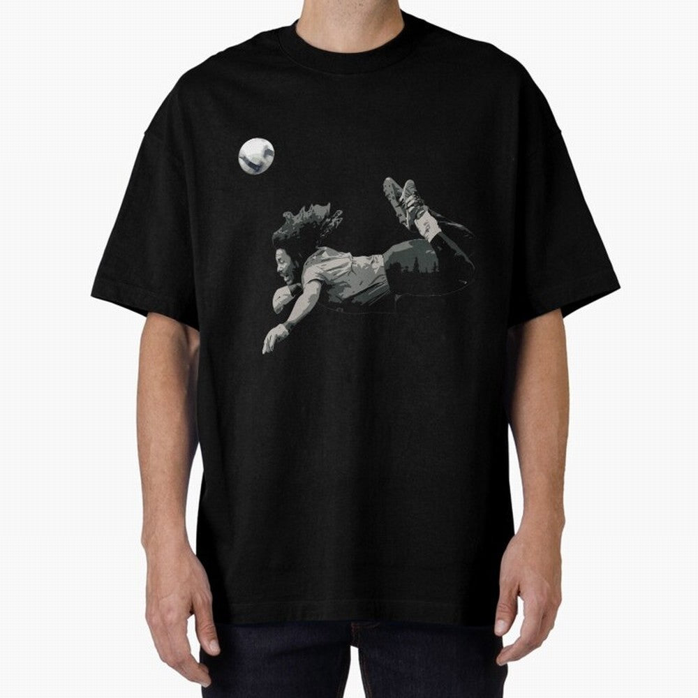Rene Higuitas Scorpion Kick35 Oversized T-Shirt Bring Bold Fan Energy to Match Day Hype around FIFA World Cup 2026 Group Stage, CR7, France and Portugal, Sports Nostalgia, International Competition, Famous Players and Unforgettable Victories;
