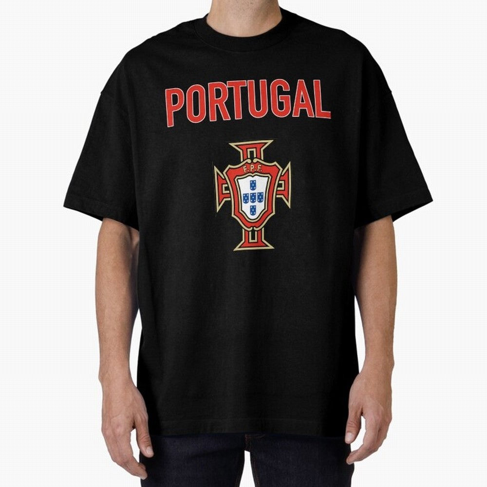 Portugal Oversized T-Shirt Celebrate the Biggest Stage of Match Day Hype around FIFA World Cup 2026 USA Canada Mexico, Haaland and Mbappe, Portugal, Spain and Germany, Football History, Final Match Energy, Crowd Noise and Once in a Lifetime