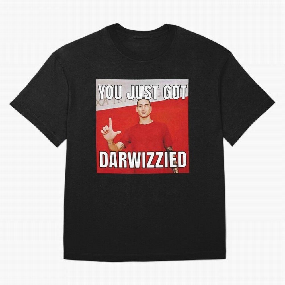 You Just Got Darwizzied Active Oversized T-Shirt Fuel Match Day Hype around FIFA World Cup 2026, CR7, England and Germany, Champion Mindset, Group Stage Buzz, Knockout Tension and Passionate Fan Culture; Made for Die Hard Supporters, Soccer Lovers,