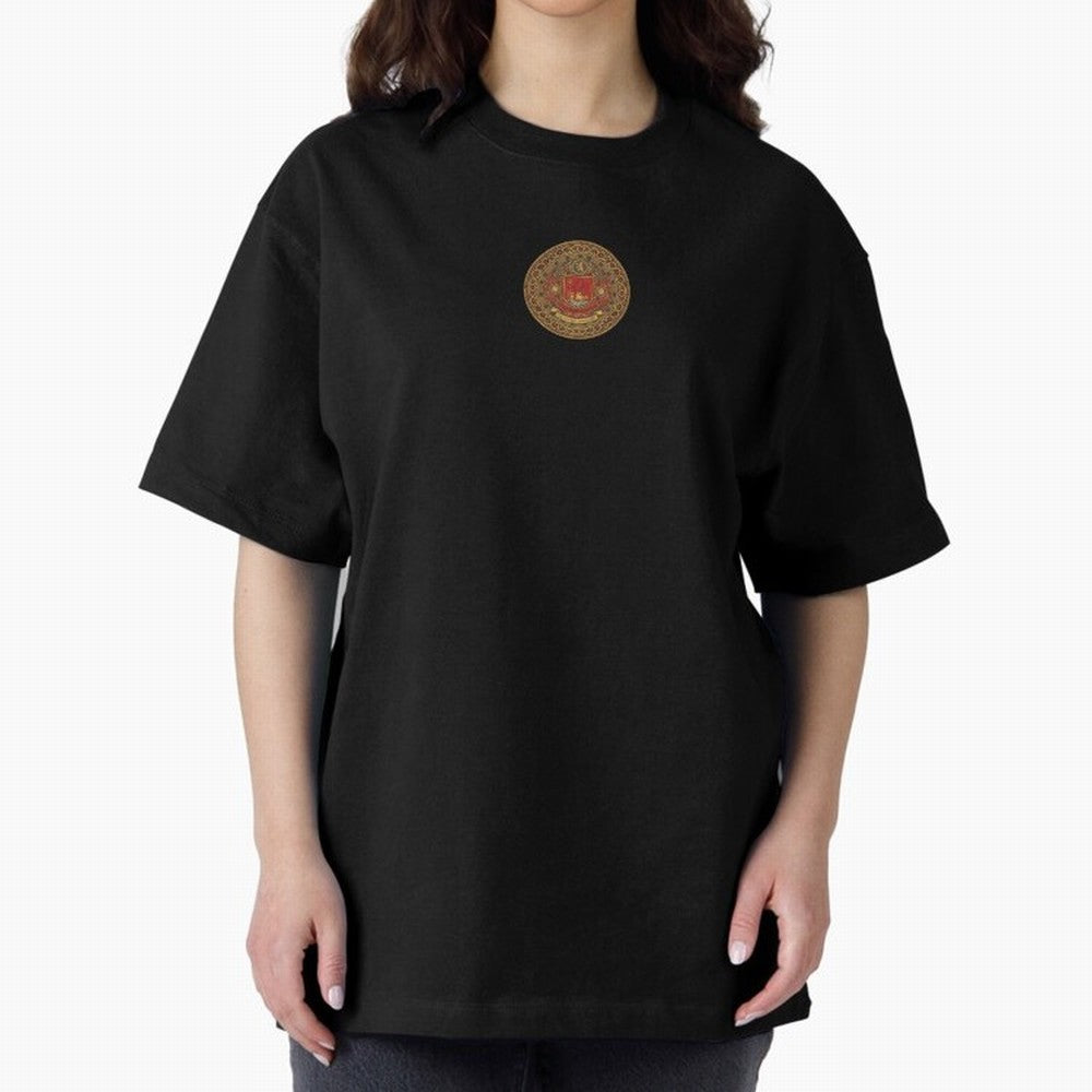 The Crimson Dominion Oversized T-Shirt Relive the FIFA World Cup 2026 Group Stage Journey through Messi and Cristiano Ronaldo Highlights, Spain Pride, Game Day Rituals, Football Legends, Country Pride and the Road to the Final; Perfect for Fans,