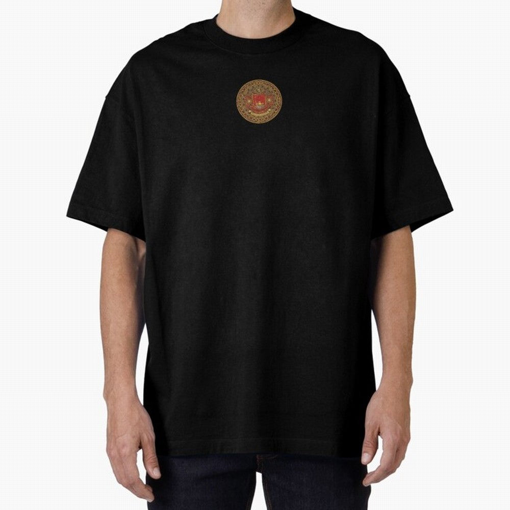 The Crimson Dominion Oversized T-Shirt Relive the FIFA World Cup 2026 Group Stage Journey through Messi and Cristiano Ronaldo Highlights, Spain Pride, Game Day Rituals, Football Legends, Country Pride and the Road to the Final; Perfect for Fans,