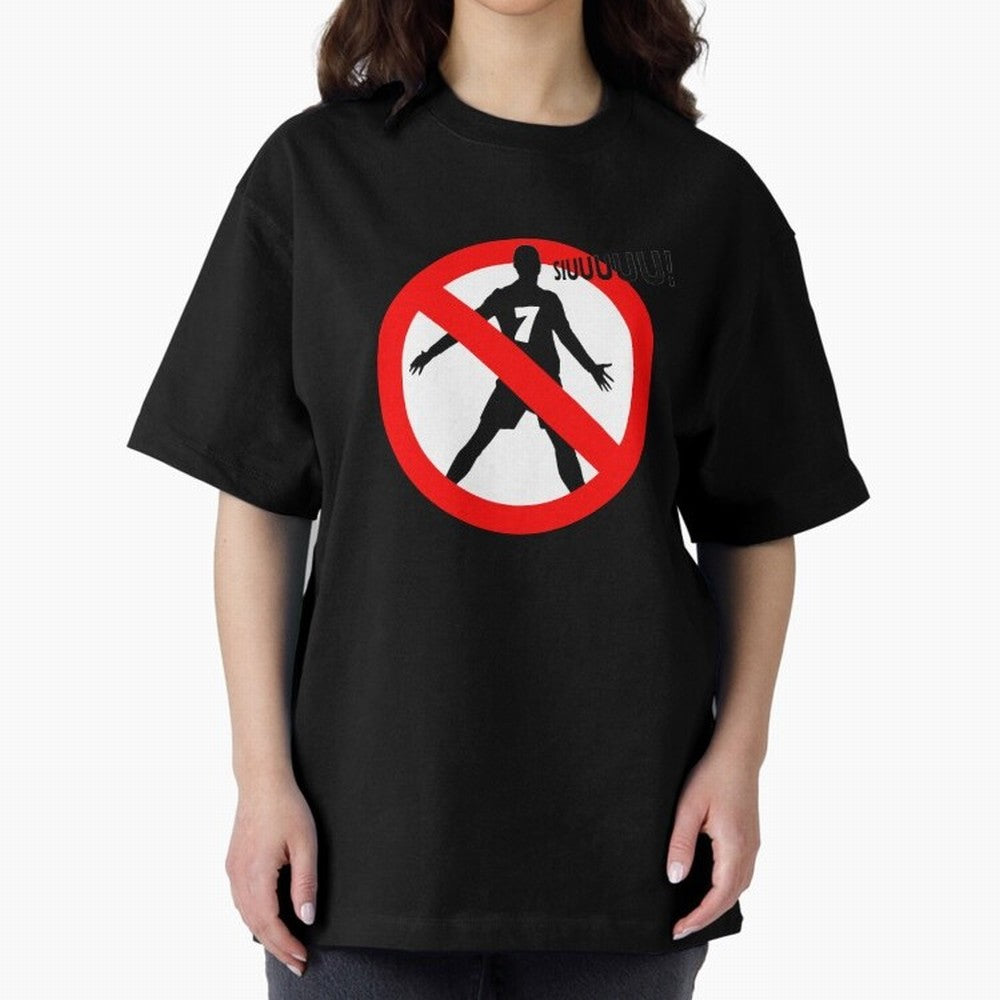 No Siiuuu Number 7 Soccer Meme Oversized T-Shirt Celebrate Golden Goal Energy in Match Day Hype around FIFA World Cup 2026 USA Canada Mexico, Mbappe, England and Germany, Football Festival Excitement, Trophy Ambitions, Country Rivalries and Star