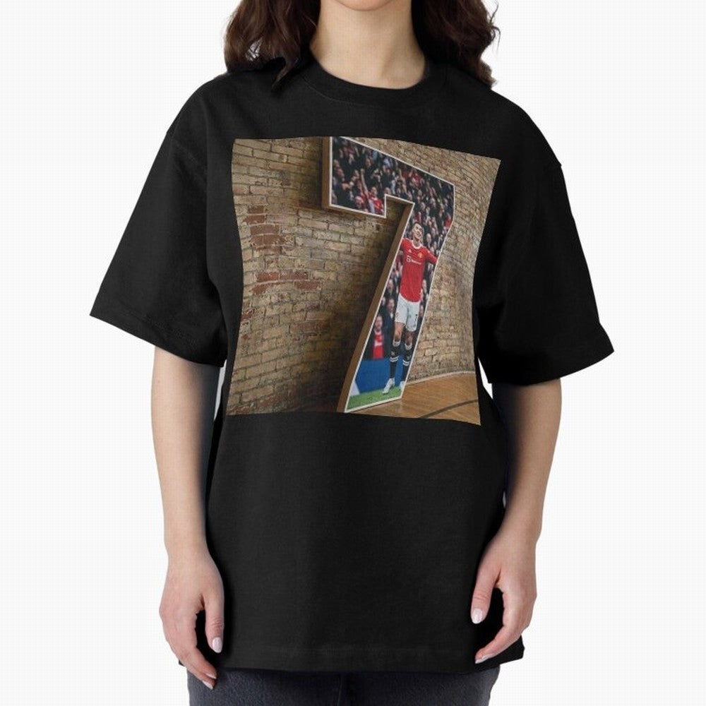 number 7 Oversized T-Shirt Bring Supporter Culture to Global Football Passion for FIFA World Cup 2026, Inspired by Cristiano Ronaldo, Argentina, Soccer Culture, Superstar Moments, National Team Dreams and Competitive Fire; Perfect for Fans,