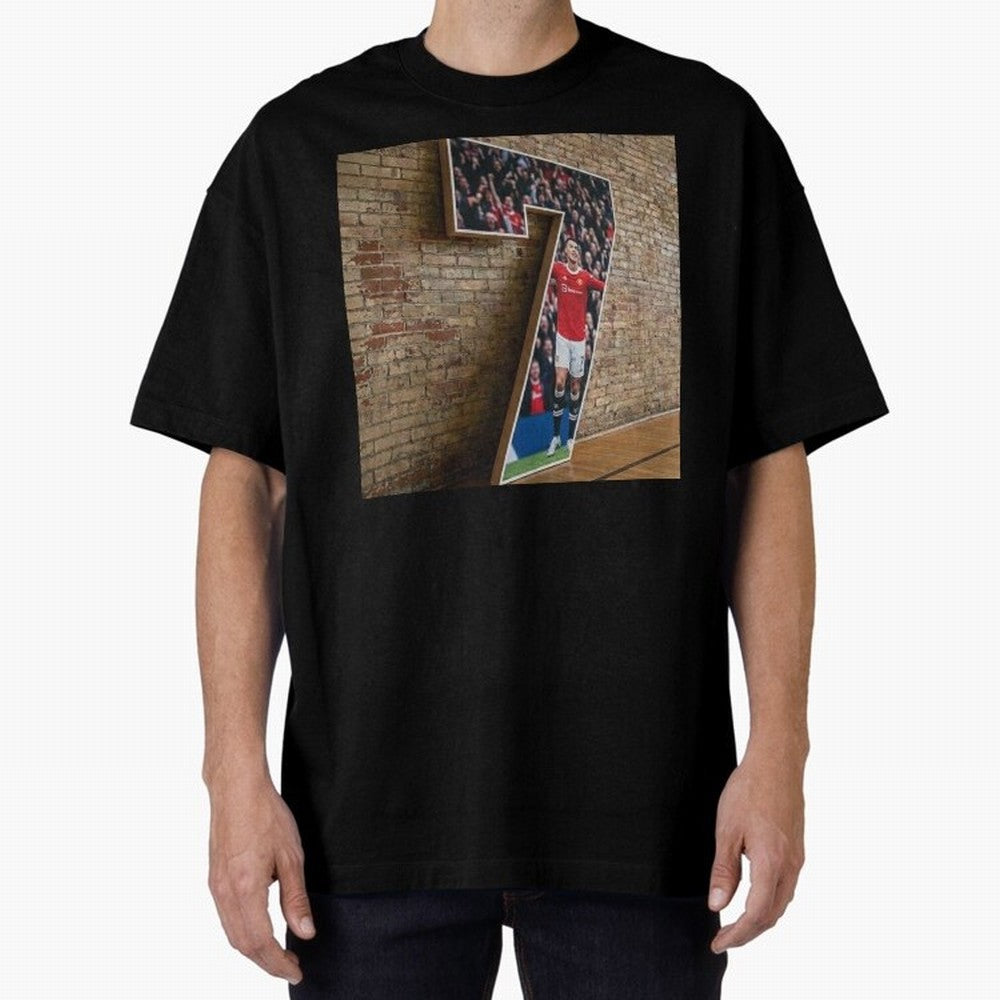 number 7 Oversized T-Shirt Bring Supporter Culture to Global Football Passion for FIFA World Cup 2026, Inspired by Cristiano Ronaldo, Argentina, Soccer Culture, Superstar Moments, National Team Dreams and Competitive Fire; Perfect for Fans,