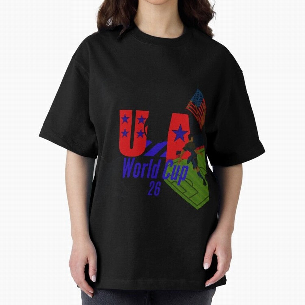 usa world cup 26 Oversized T-Shirt Treasure FIFA World Cup 2026 Group Stage Connected to Messi, CR7 and Mbappe, Germany Energy, Game Day Rituals, Football Legends, Country Pride and the Road to the Final; Perfect for People Who Love Argentina,