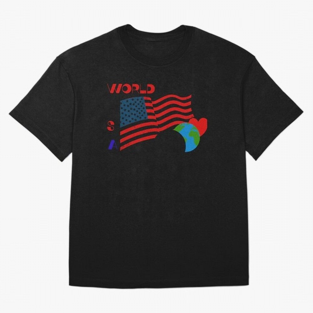 World cup 26 Oversized T-Shirt Represent FIFA World Cup 2026 Group Stage for Fans of Mbappe and Neymar and Spain and Netherlands, Bringing Global Supporter Spirit, Legendary Goals, National Colors and Tournament Celebration; Ideal for Football