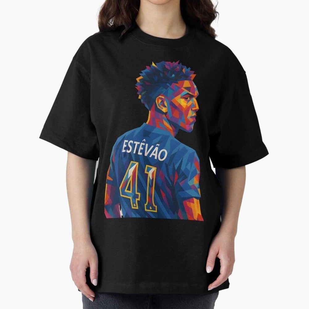 Est¨ºv?o Oversized T-Shirt Experience the Global Stage of Global Football Passion for FIFA World Cup 2026 USA Canada Mexico, Capturing Neymar, Haaland and Cristiano Ronaldo, Portugal, Match Day Excitement, Supporter Culture, Golden Goals and Global