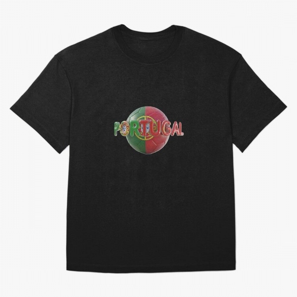 Portugal Soccer World Cup Oversized T-Shirt Get Ready for FIFA World Cup 2026 Group Stage for Fans of Mbappe and Portugal, Bringing Football History, Final Match Energy, Crowd Noise and Once in a Lifetime Moments; Great for Supporters Who Love