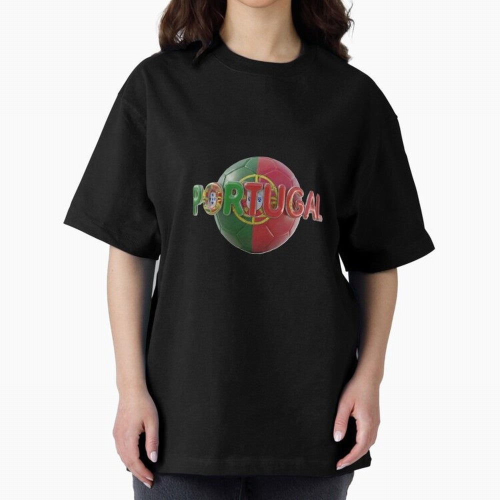 Portugal Soccer World Cup Oversized T-Shirt Get Ready for FIFA World Cup 2026 Group Stage for Fans of Mbappe and Portugal, Bringing Football History, Final Match Energy, Crowd Noise and Once in a Lifetime Moments; Great for Supporters Who Love