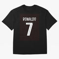 Christiano Ronaldo Portugal Kit 2025 Oversized T-Shirt Show Fan Pride Across FIFA World Cup 2026 for Fans of Neymar and Netherlands, Bringing Fan Favorite Moments, National Team Passion, Big Match Drama and Soccer History; Ideal for Passionate Fans