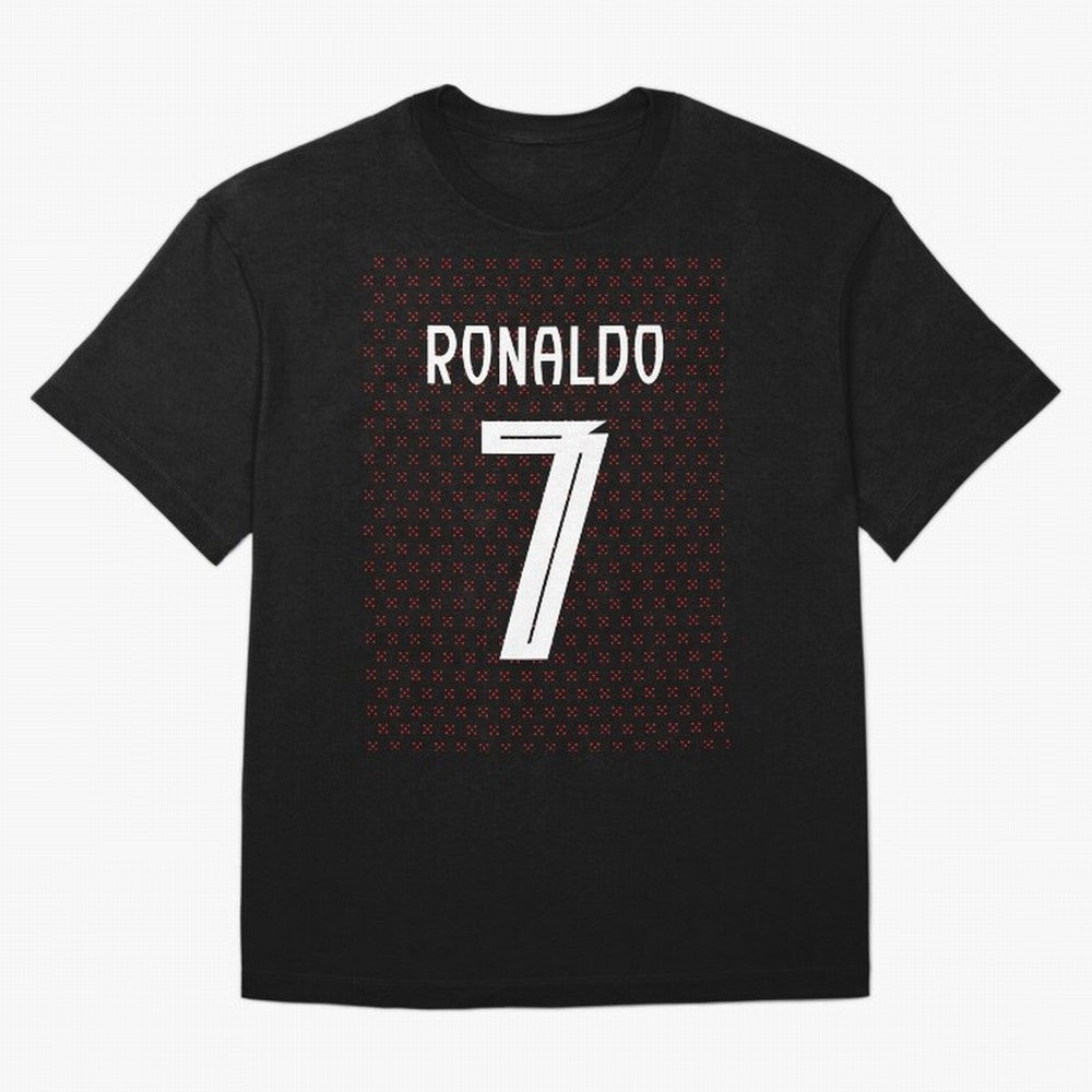 Christiano Ronaldo Portugal Kit 2025 Oversized T-Shirt Show Fan Pride Across FIFA World Cup 2026 for Fans of Neymar and Netherlands, Bringing Fan Favorite Moments, National Team Passion, Big Match Drama and Soccer History; Ideal for Passionate Fans