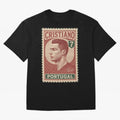 Vintage Portuguese Football Legend No.7 Poster, sticker ¨C Retro Soccer Icon Art for Fans of Manchester, Madrid & Juventus Oversized T-Shirt Follow the Final Road of FIFA World Cup 2026 for Fans of Mbappe and Argentina, France and Brazil, Bringing