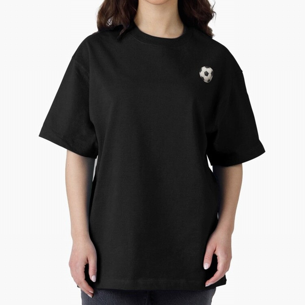 Soccer Ball Oversized T-Shirt Capture Match Day Hype around FIFA World Cup 2026 Group Stage, Mbappe and Neymar, Brazil, Portugal and Argentina, Soccer Culture, Superstar Moments, National Team Dreams and Competitive Fire; Great for Supporters Who