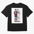 Ronaldinho & Ronaldo R9 Classic Football Legend - La Liga Derby Oversized T-Shirt Get Ready for FIFA World Cup 2026 Group Stage for Fans of Neymar, Haaland and Cristiano Ronaldo and Germany, Bringing Game Day Rituals, Football Legends, Country